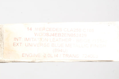 2014 Mercedes W117 CLA250 FWD 7G-Tronic Automatic Transmission 724.003 OEM