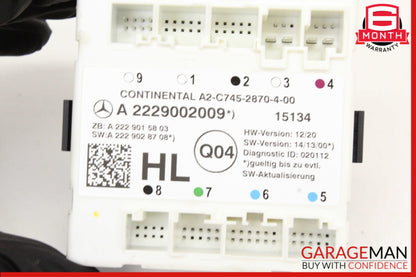 2015-2023 Mercedes-Benz C300 W205 Rear Left Door Control Module OEM