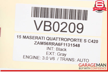 2014-2017 Maserati Quattroporte Airbag Sensor 670009490 Genuine