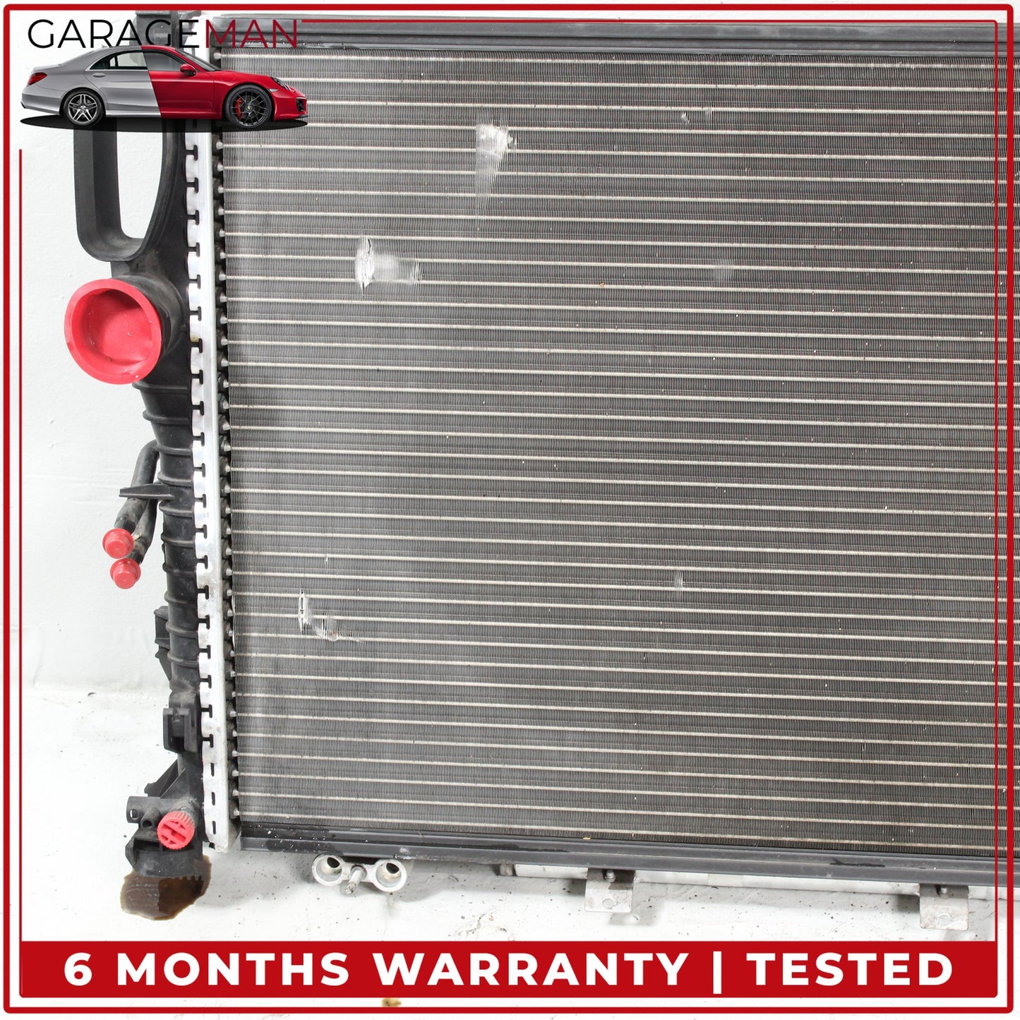 2006-2009 Mercedes-Benz E350 W211 Sedan Engine Cooling Radiator AC A/C Condenser 2115003702 OEM