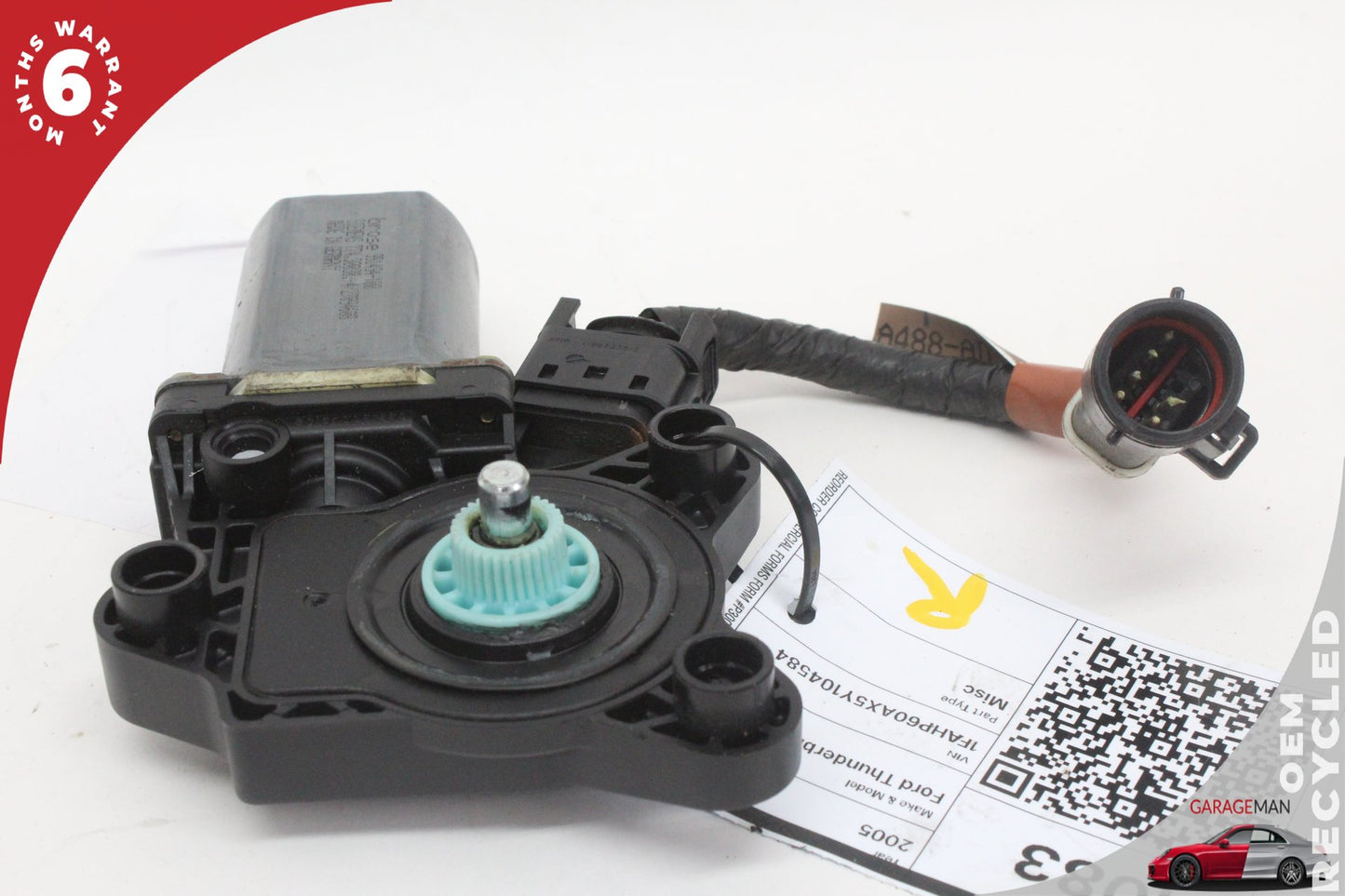 2002-2005 Ford Thunderbird Front Right Passenger Side Window Regulator Motor OEM