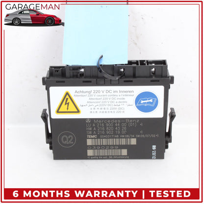 2010-2014 Mercedes W216 CL550 Front Left or Right Seat Contour Control Module
