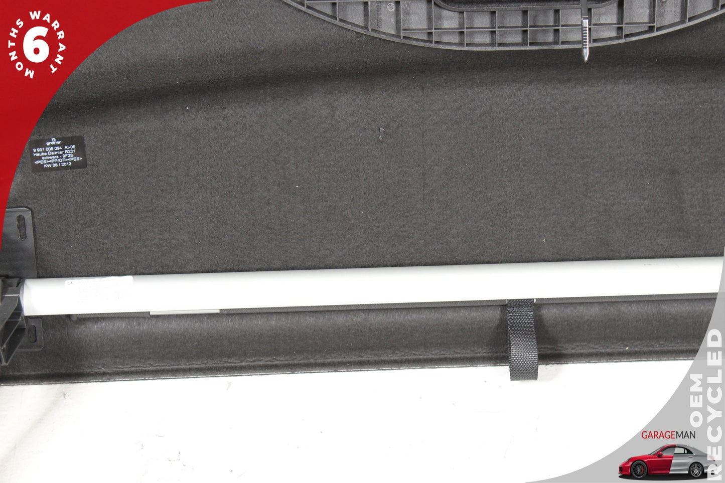 2013-2020 Mercedes-Benz SL550 R231 Convertible Trunk Interior Rear Cargo Luggage Cover 2316900165 OEM