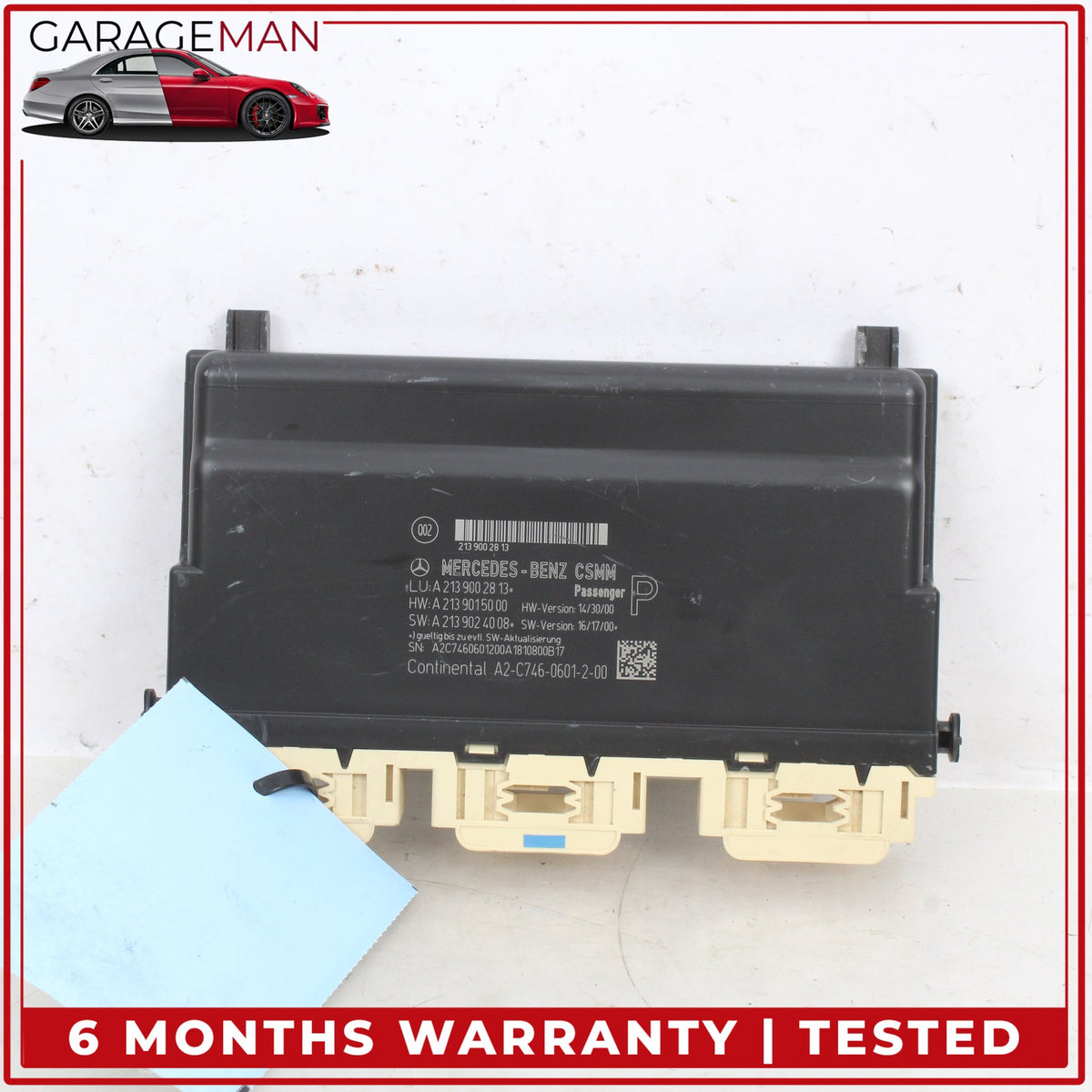 2017-2020 Mercedes W213 E300 Front Right Seat Control Module Unit 2139002813 OEM