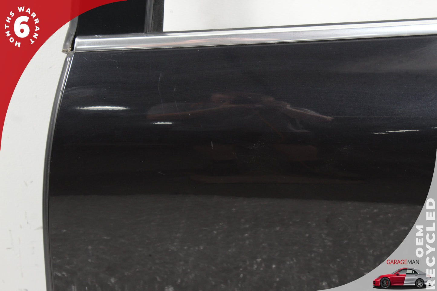 2011-2018 Porsche Cayenne 958 Rear Left Driver Side Door Shell Black OEM