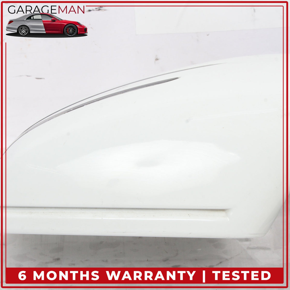 2014-2019 Mercedes W117 CLA250 Left Side Door Rear View Mirror Calcite White OEM