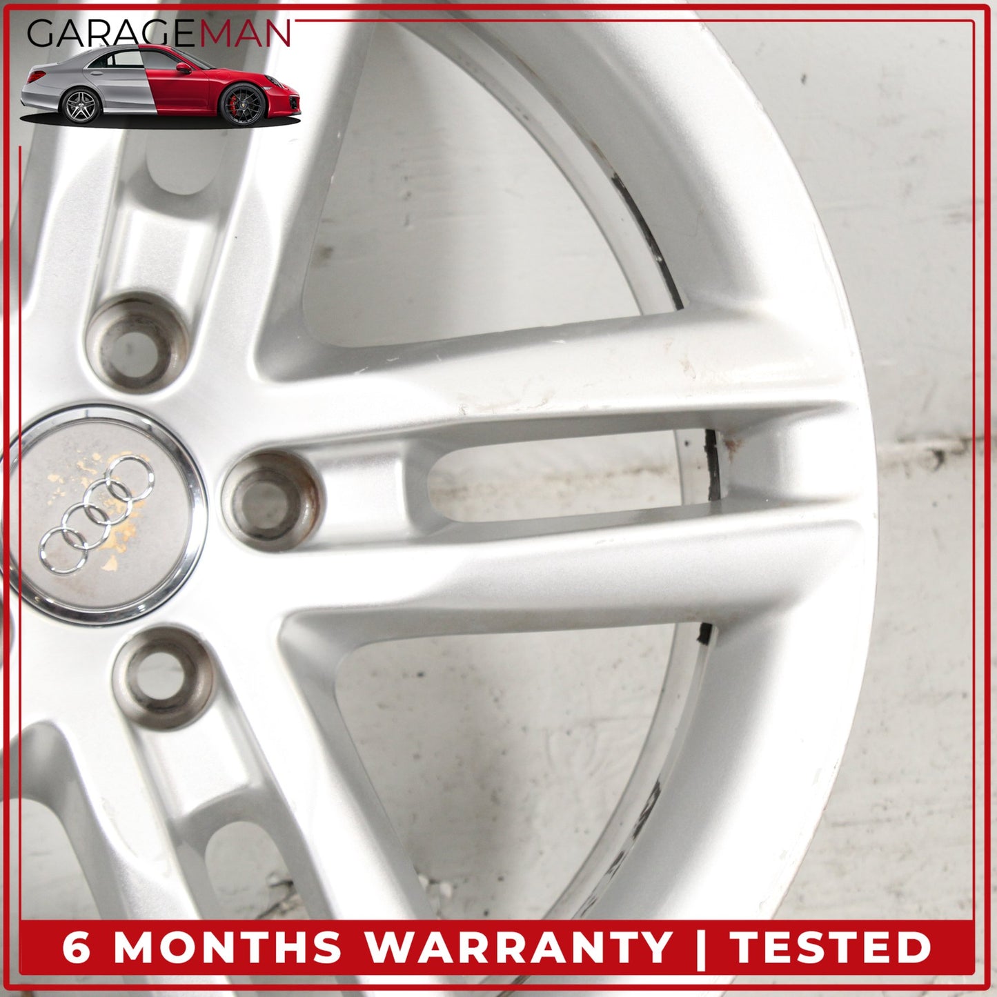 2012-2018 Audi A6 S6 Front or Rear Wheel Rim 8JX18H2 ET39 4G0601025Q OEM