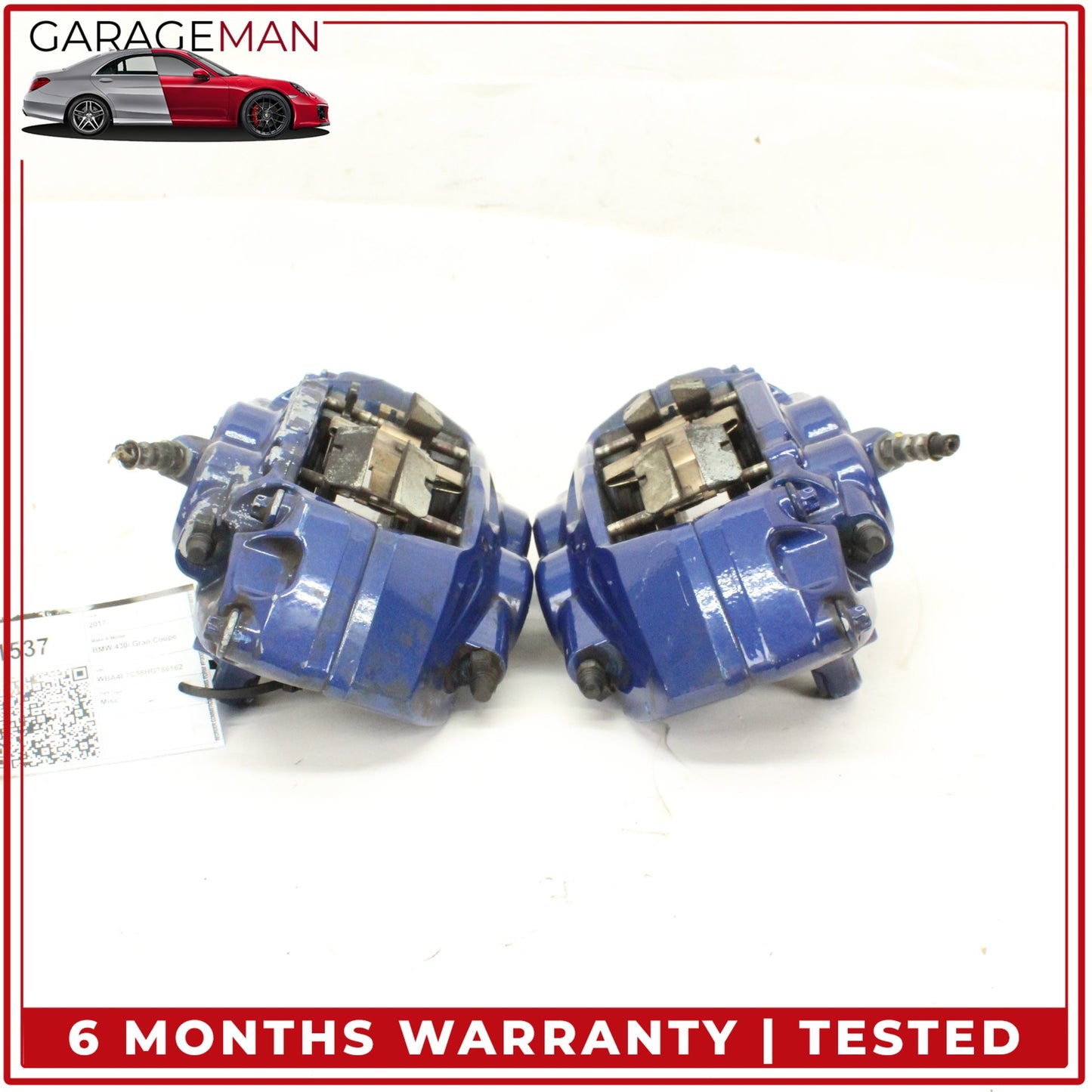 2012-2021 BMW 430i Front Left and Front Right Side Brake Caliper Set Brembo OEM