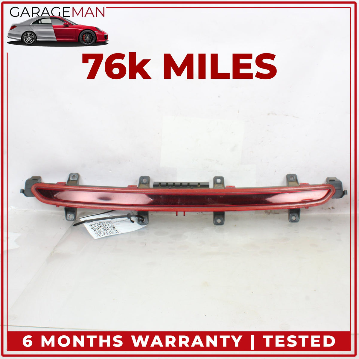 2012-2018 BMW 650i F13 Rear Center Trunk Brake Tail Light Lamp 7210574 OEM