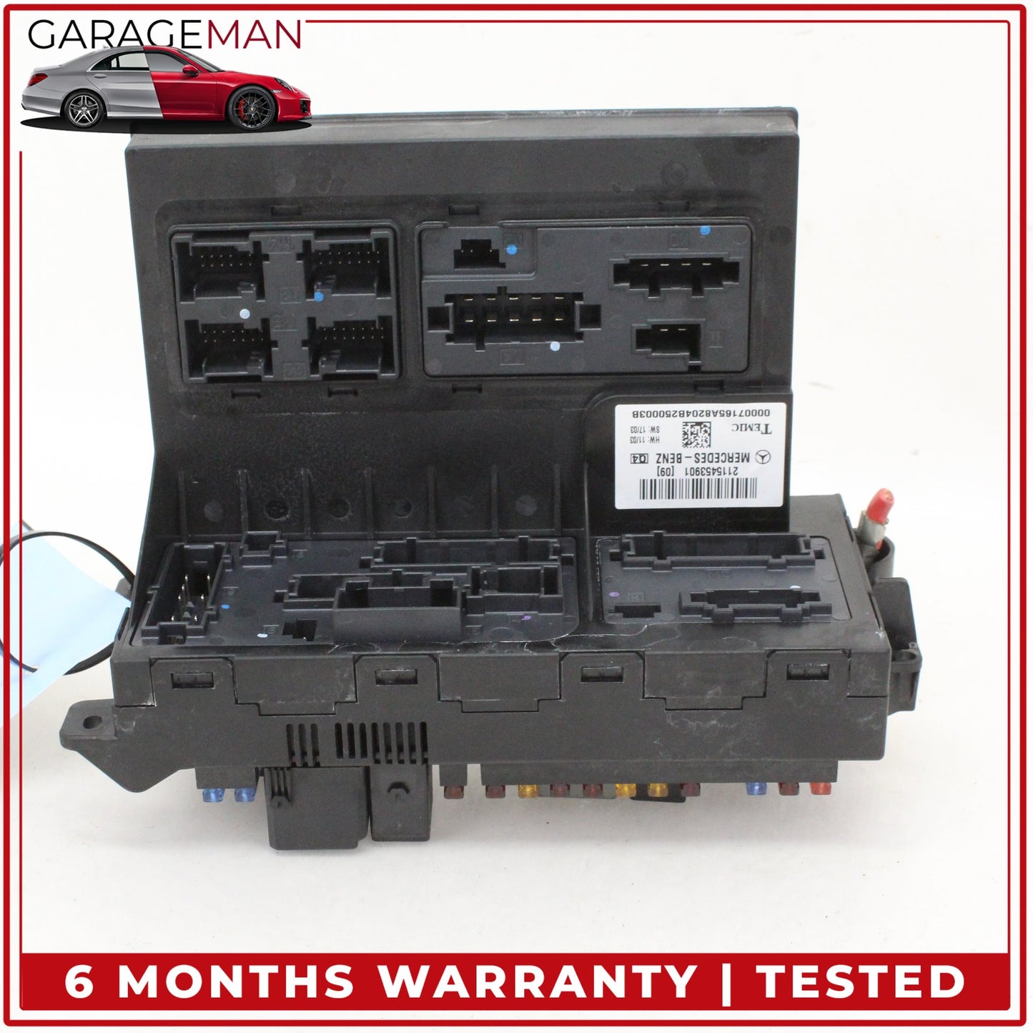 2003-2011 Mercedes-Benz E350 W211 Sedan Front SAM Module Relay Fuse Box 2115453901 OEM