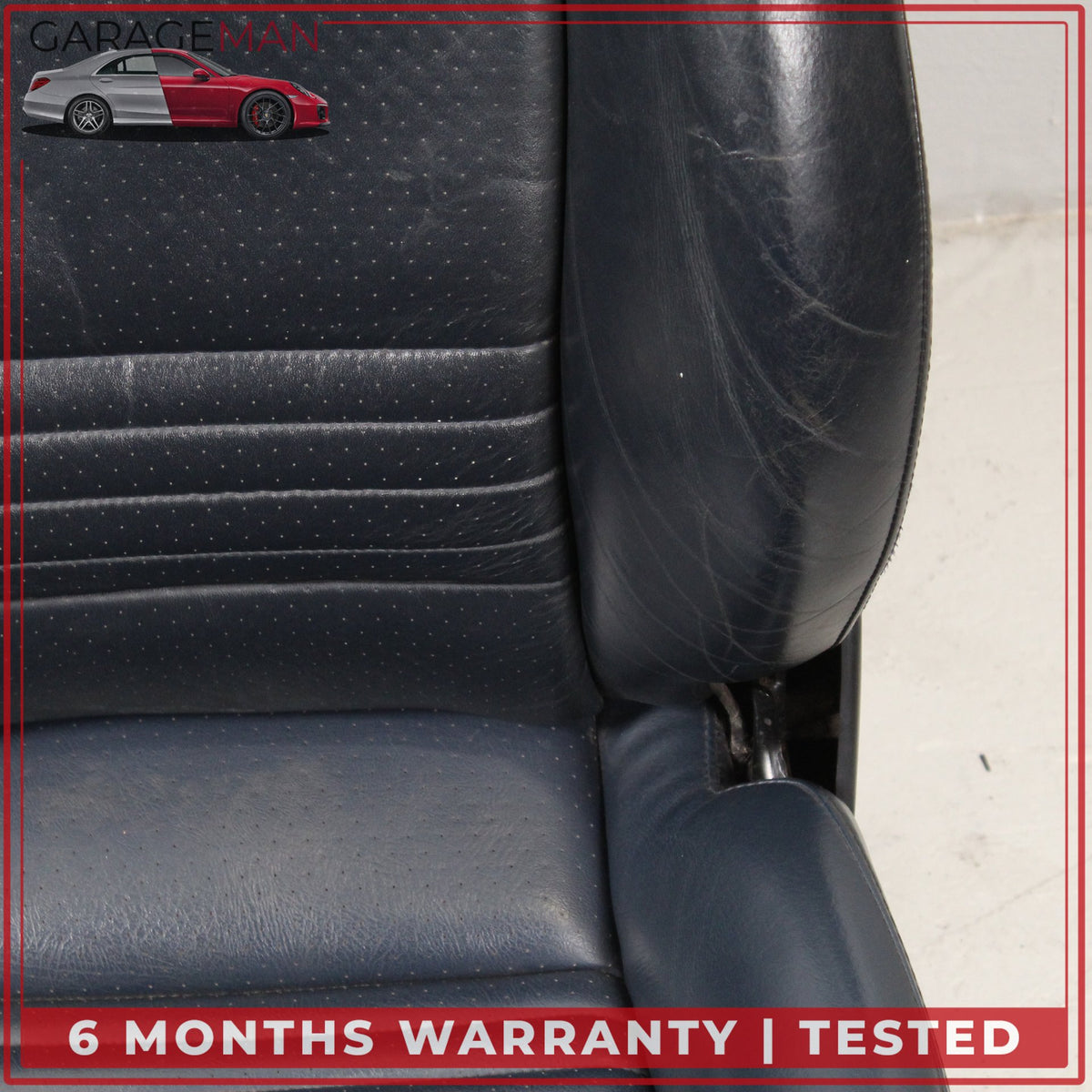2001-2005 Porsche 911 Carrera 996 Front Left Driver Side Complete Seat Blue OEM