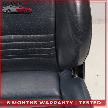 2001-2005 Porsche 911 Carrera 996 Front Left Driver Side Complete Seat Blue OEM