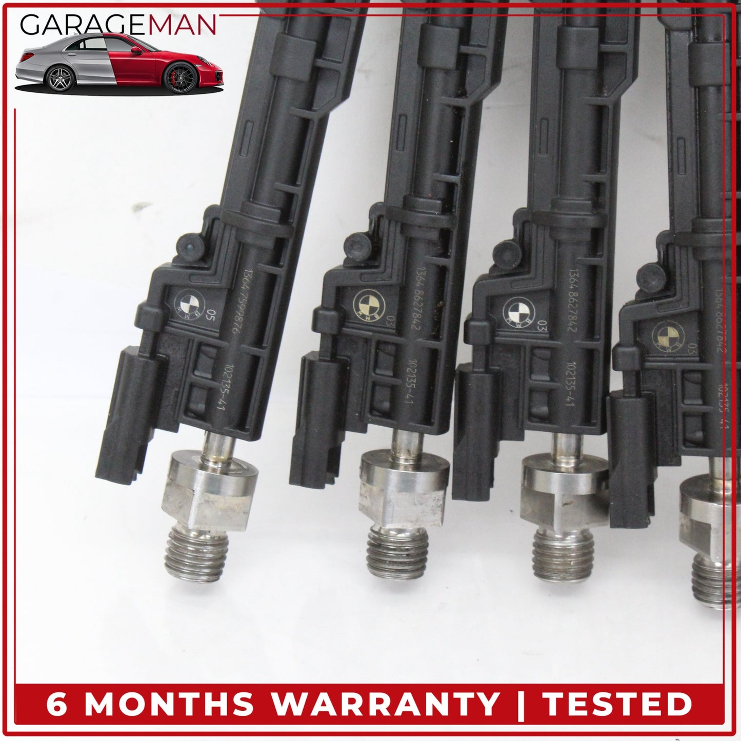 2014-2018 BMW X5 F15 AWD N63 Engine Fuel Injector Set of 8 8627842 OEM