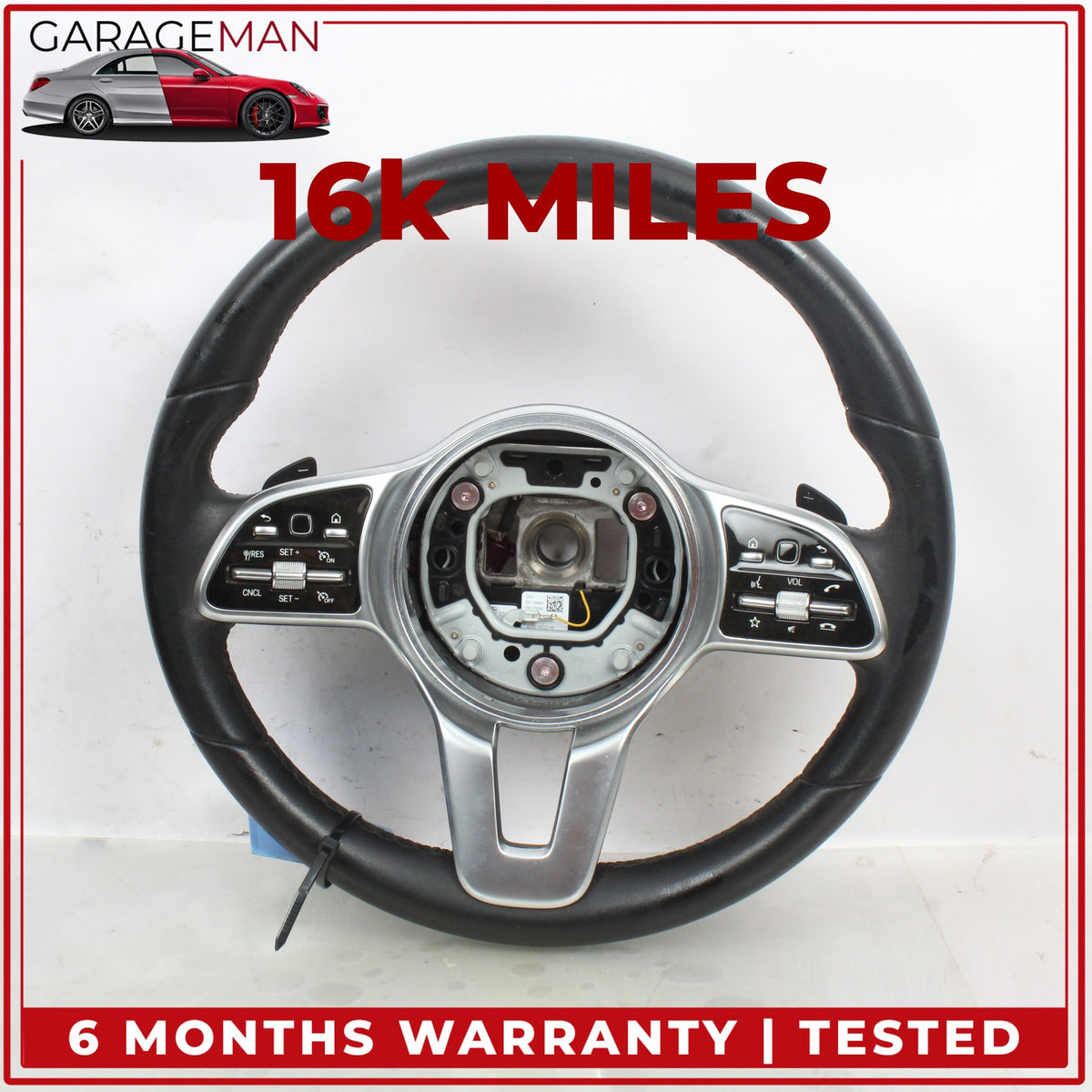 2019-2025 Mercedes W177 A220 C300 EQB 350 Steering Wheel w/ Paddle Shifters OEM