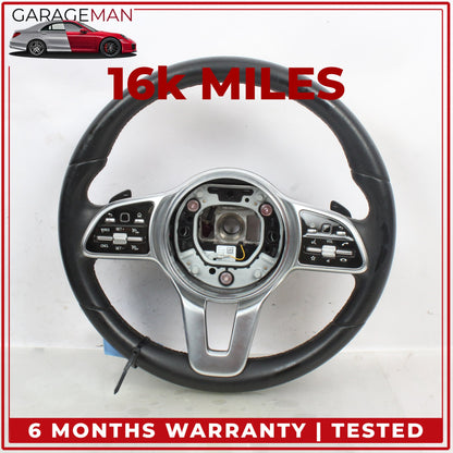 2019-2025 Mercedes W177 A220 C300 EQB 350 Steering Wheel w/ Paddle Shifters OEM