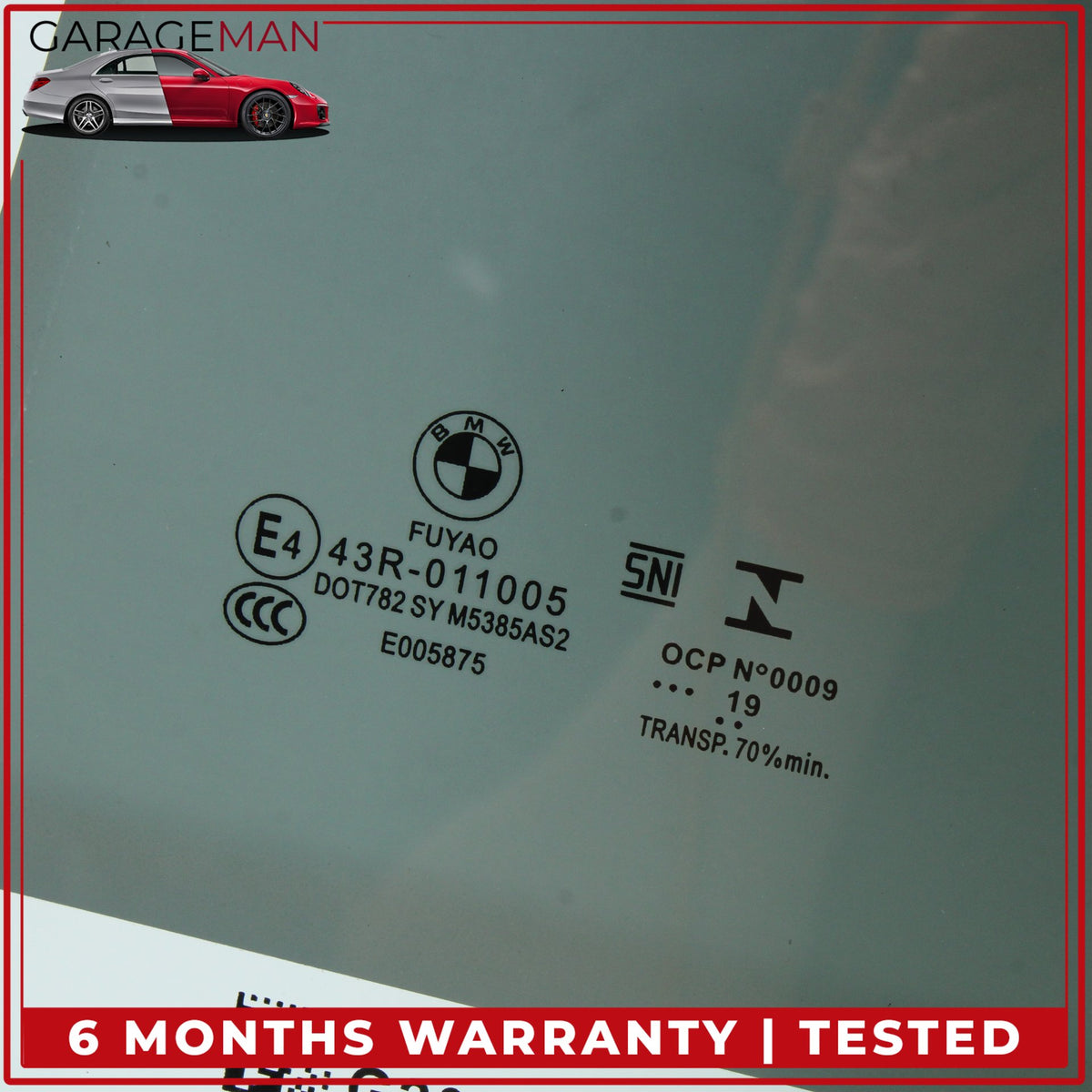 2019-2025 BMW 330i M340i 330e G20 Rear Left Driver Side Door Window Glass OEM