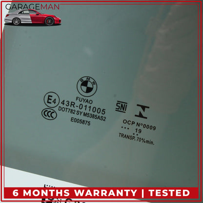 2019-2025 BMW 330i M340i 330e G20 Rear Left Driver Side Door Window Glass OEM