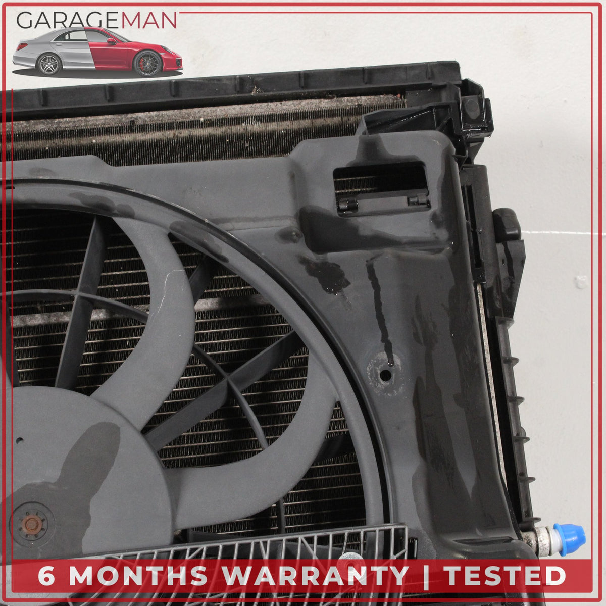 2010-2012 Range Rover L322 Engine Cooling Radiator AC A/C Condenser Assy OEM