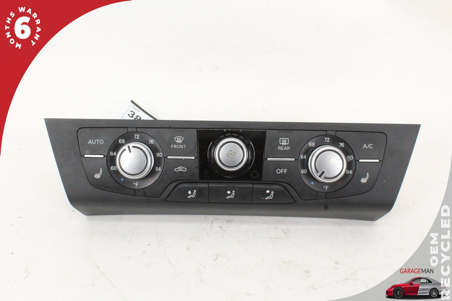12-18 Audi A6 C7 Sedan AC Temperature Climate Control Panel 4G0820043AQ Genuine