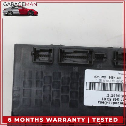 2003-2011 Mercedes W211 E350 CLS550 Rear Fuse Relay Box Module 2115455301 OEM