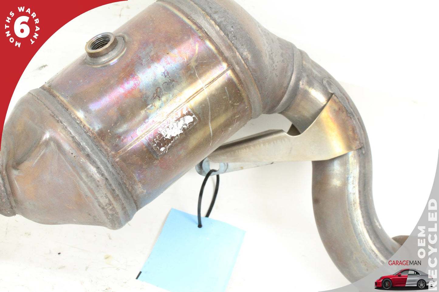 2014-2017 Audi SQ5 8R SUV Front Left Exhaust System Pipe Tube w/ Manifold 4G0131703AF