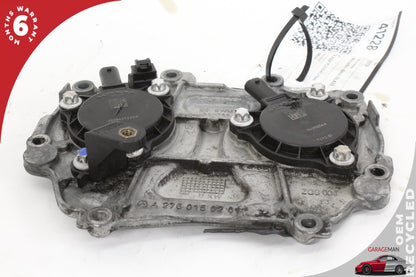 12-18 Mercedes W221 S550 Engine Timing Chain Cover Plate 2760150201 Genuine