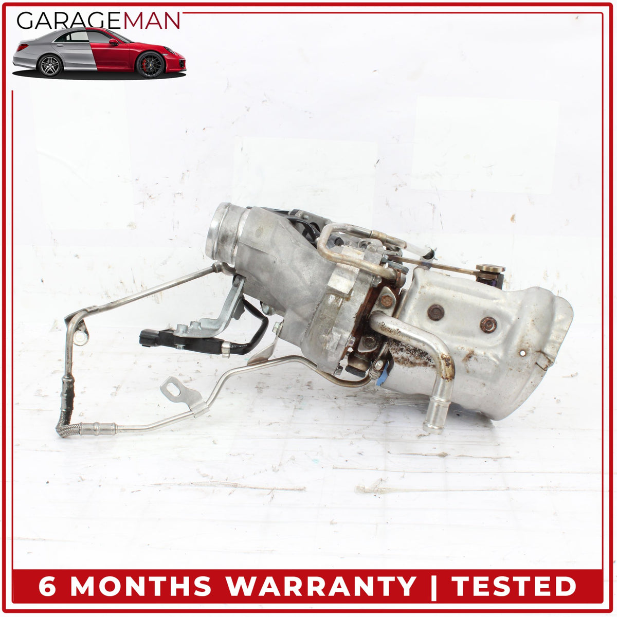 2016-2018 Infiniti Q50 Q60 3.0L Engine Left Side Turbocharger 144115CA0B OEM