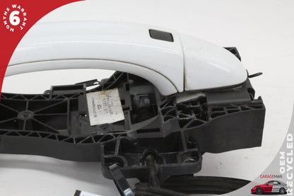 2007-2015 Audi Q7 Rear Left Exterior Door Handle White Keyless 4L0837205BG OEM