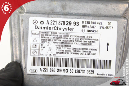 2007-2014 Mercedes-Benz S550 W221 Airbag Air Bag Sensor SRS Control Module OEM