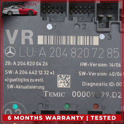 2008-2018 Mercedes-Benz C300 w204 Sedan Right Front Door Control Module 2048207285 OEM