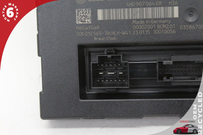 2012-2018 Audi A6 Sedan Keyless Comfort Body Control Module 4H0907064 OEM