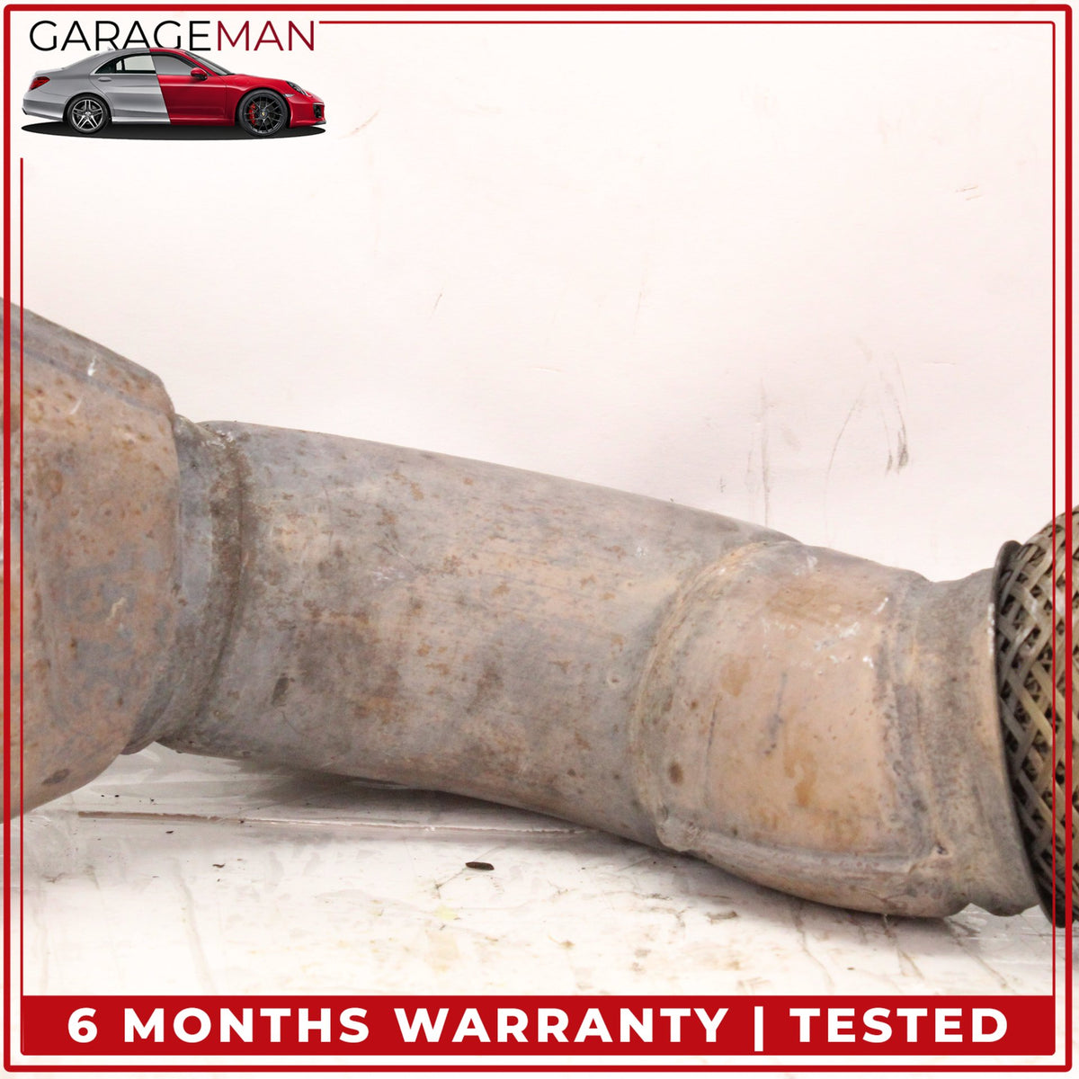 2003-2006 Porsche Cayenne 955 Turbo Front Engine Exhaust Downpipe Right Side OEM