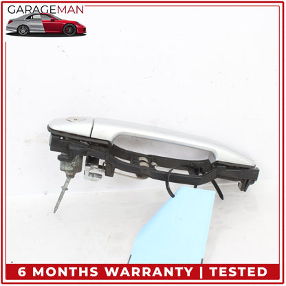 2001-2004 Mercedes R170 SLK320 Left Exterior Door Handle Silver Metallic OEM