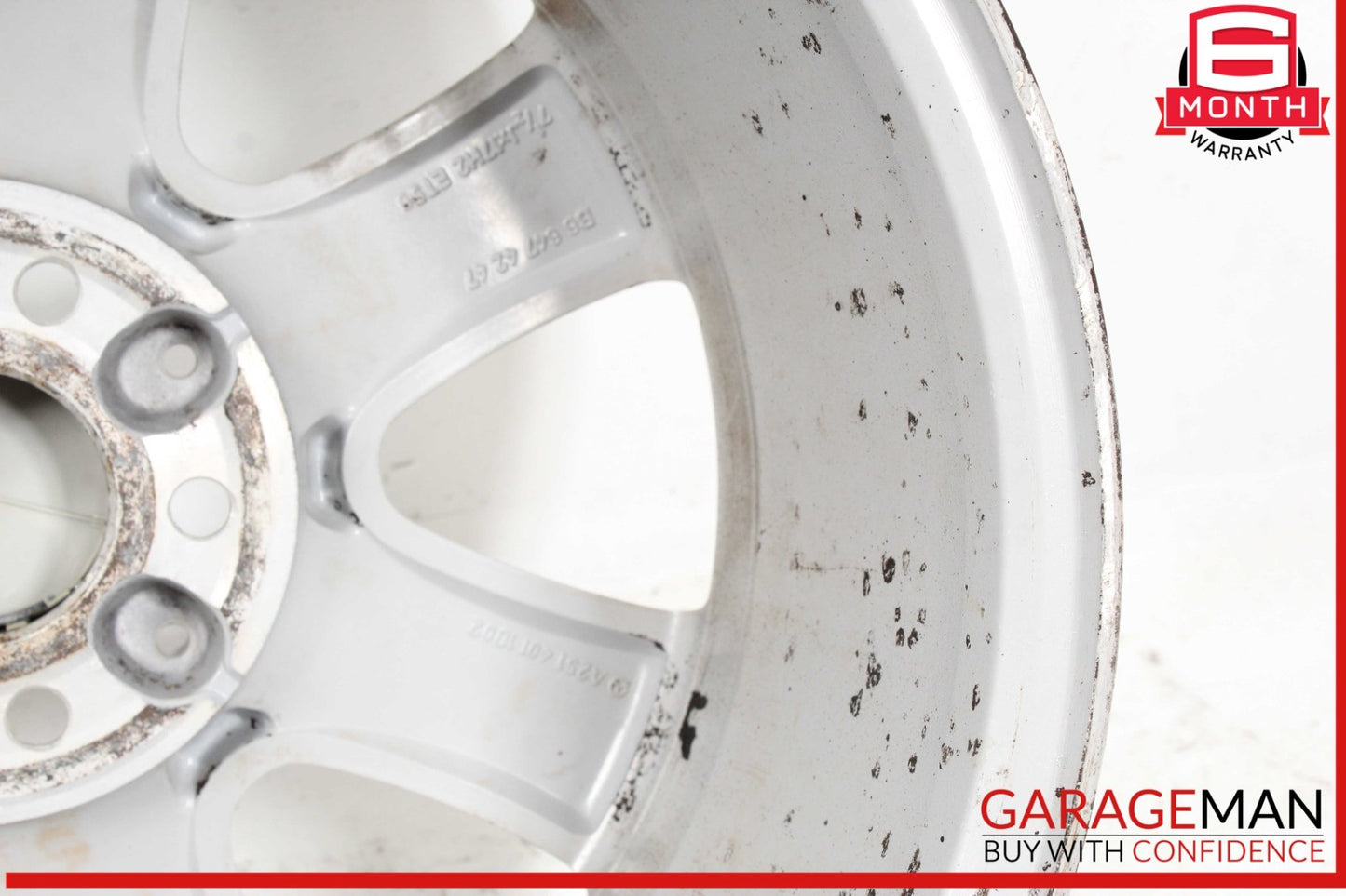 Mercedes W251 R350 ML500 GL450 7.5 X 17" R17 Wheel Rim Silver 2514011002 OEM