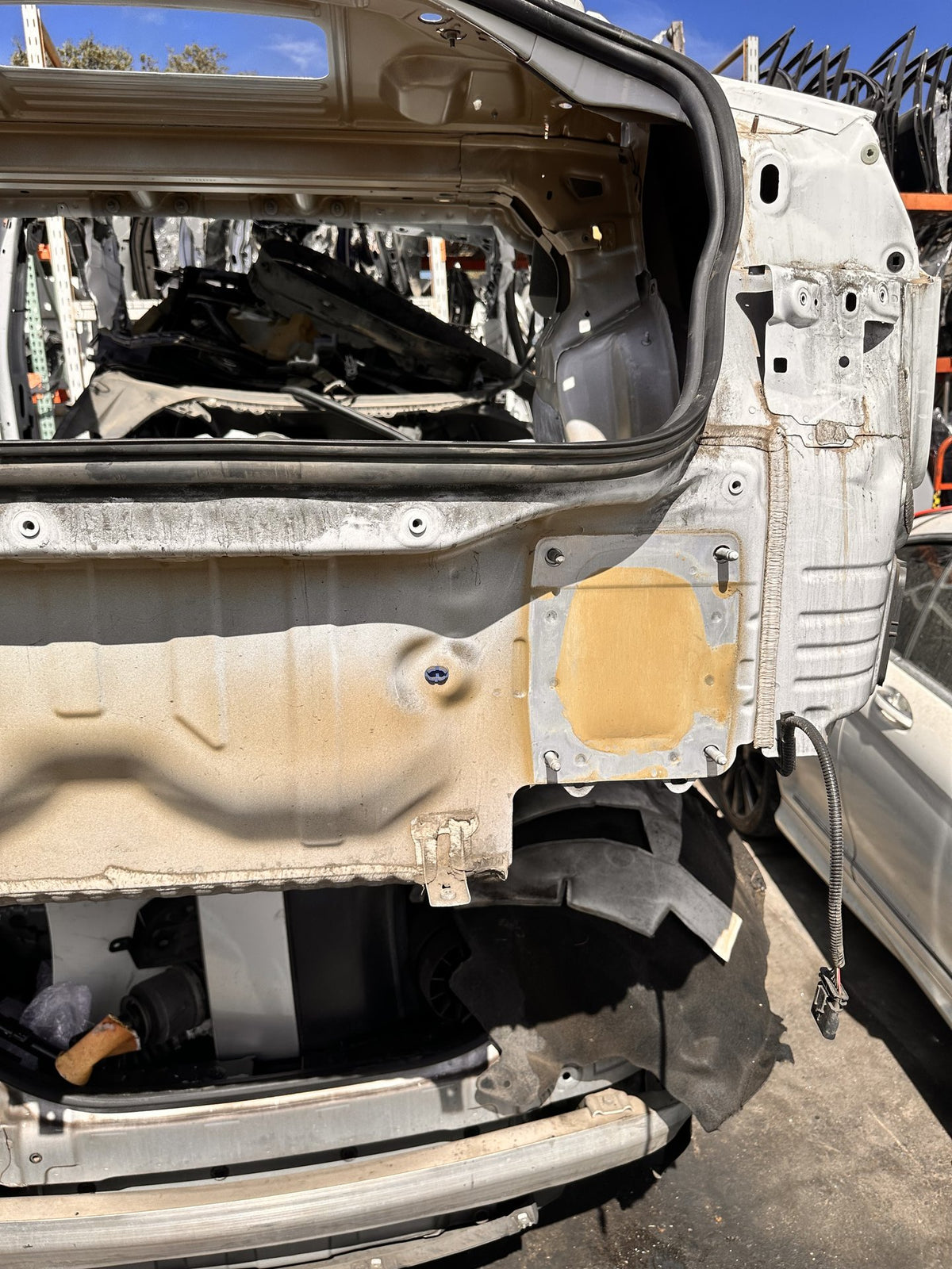 2017-2023 Tesla Model 3 Rear Tail Panel Bucket Upper & Lower Structural Rail OEM