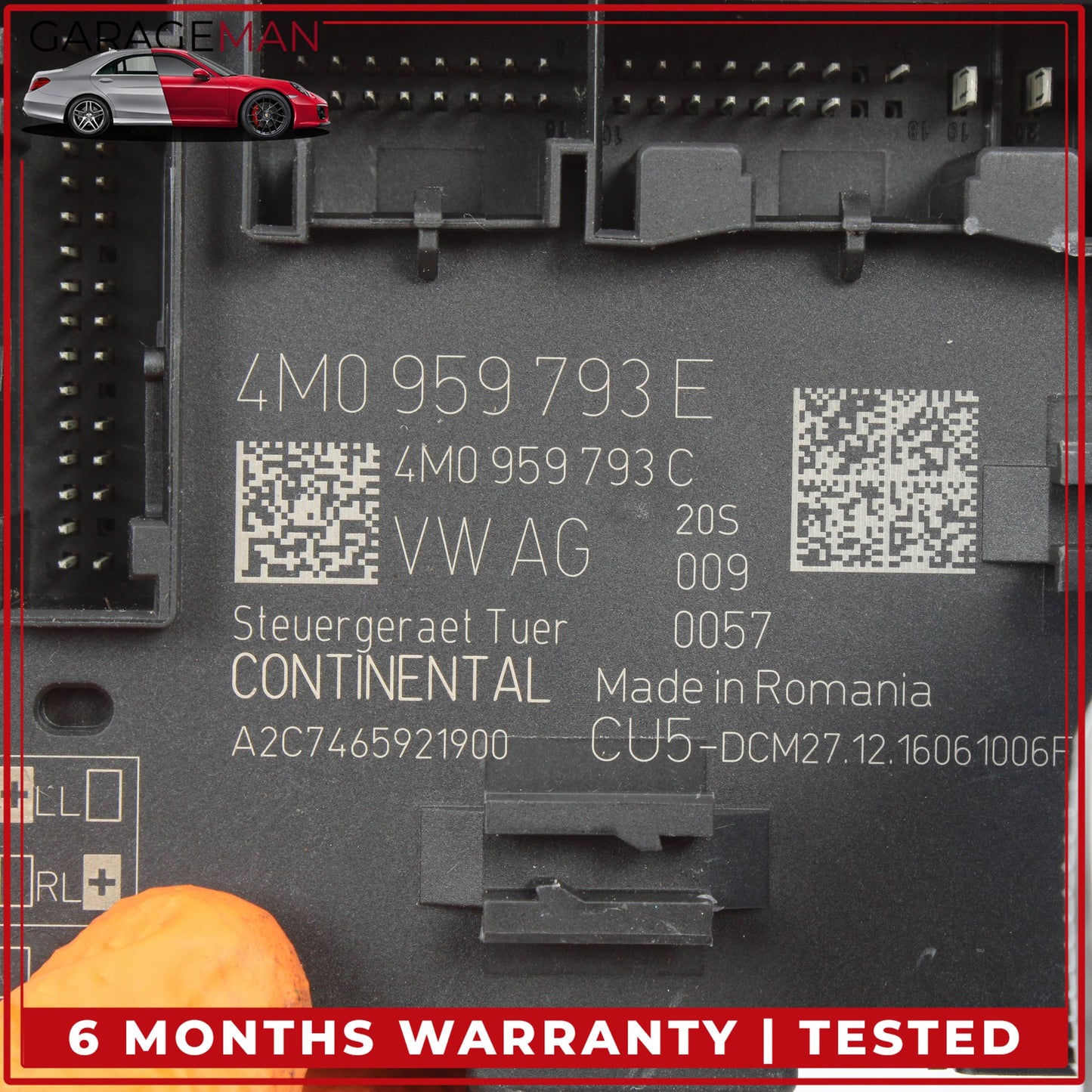 2017-2024 Audi Q7 Front Left Driver Side Door Control Module Unit 4M0959793E OEM