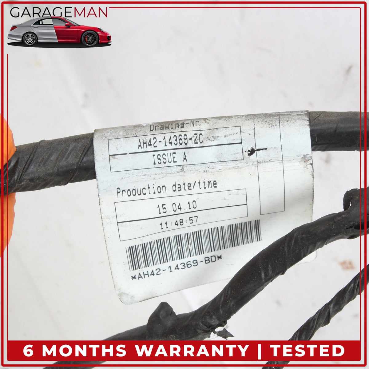 2010-2012 Range Rover L322 Front Bumper Parking Wire Harness w/ Sensors OEM
