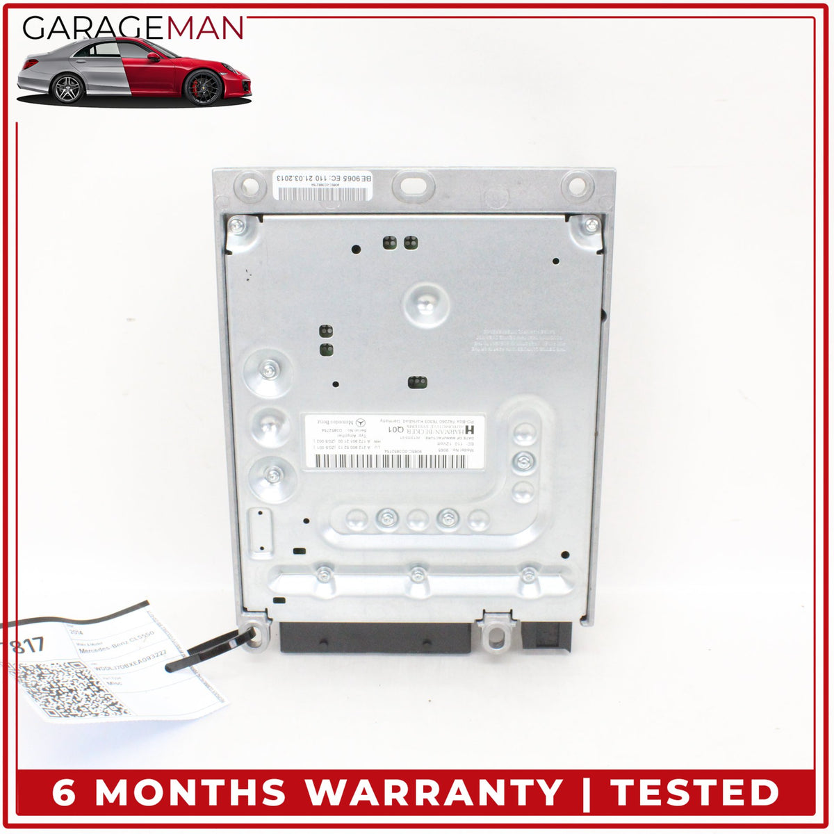 2008-2017 Mercedes W218 CLS550 Amplifier Amp Harman Becker 2129005213 OEM