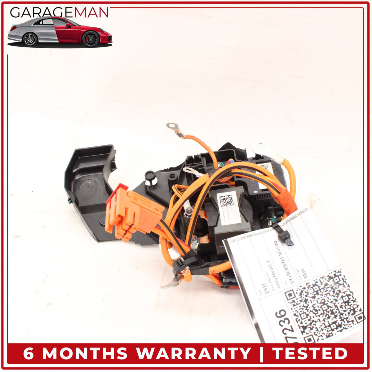 2017-2023 Tesla Model 3 Battery Module w/ Plug and Wiring Cable Connector OEM