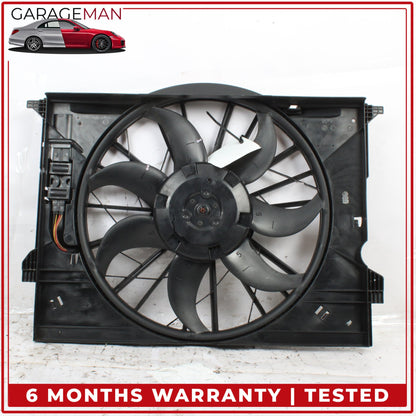 2003-2011 Mercedes W211 E350 Engine Radiator Fan Blade Shroud Assembly OEM