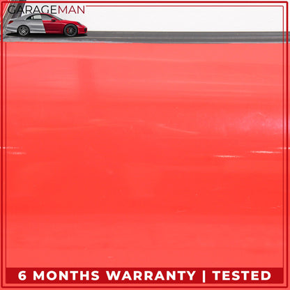 1997-2005 Porsche 911 996 Front Left Driver Side Door Shell Red 99653101104 OEM