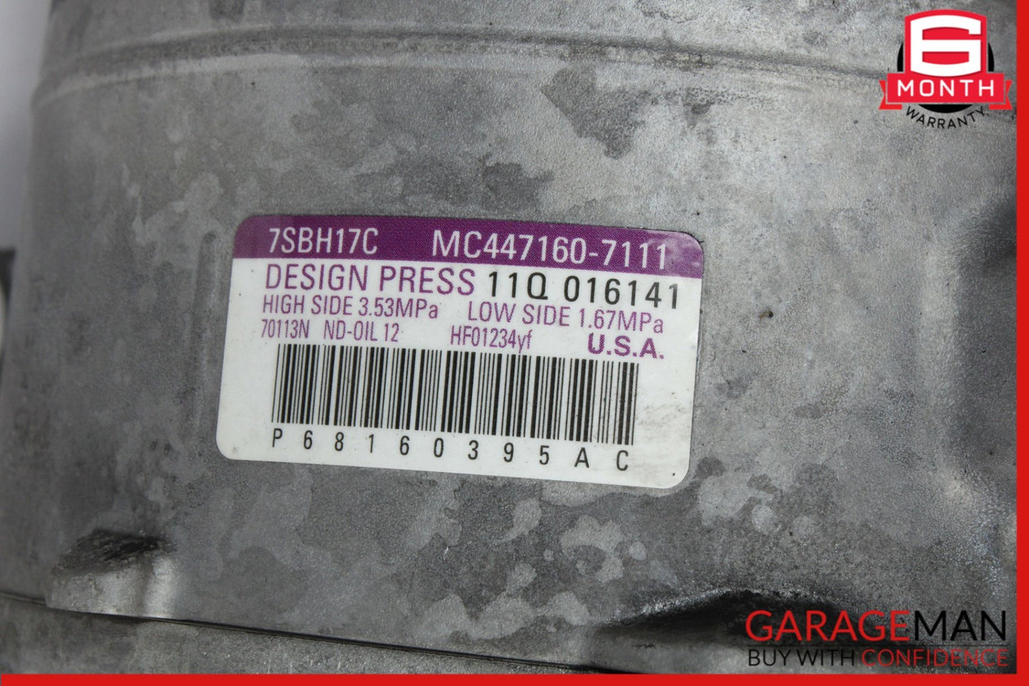 2014-2023 Dodge Charger LD Sedan AC A/C Air Conditioning Compressor 68160395AC