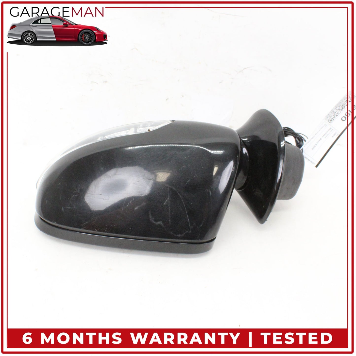 2007-2009 Mercedes W211 E350 Front Left Side Door Rear View Mirror Black OEM