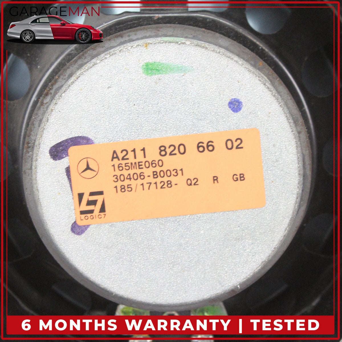 2007-2009 Mercedes W211 E350 E550 Harmon Kardon Logic7 Subwoofer Speaker Set OEM