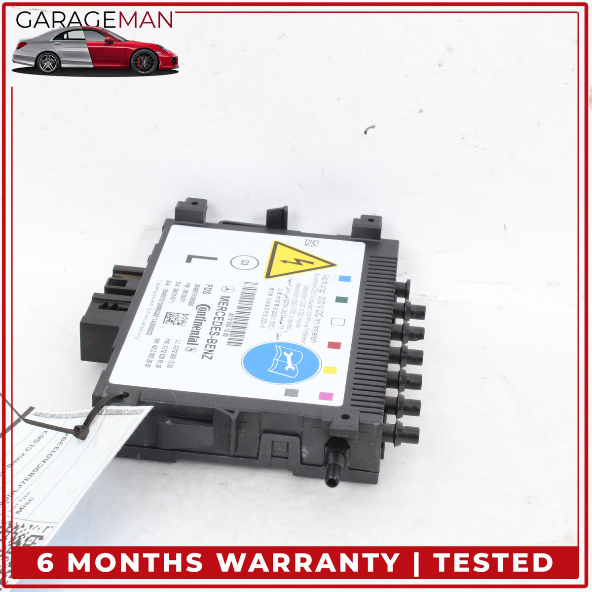 2010-2018 Mercedes W218 CLS63 AMG Front Left Side Seat Lumbar Control Module OEM