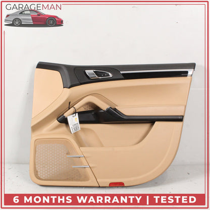 2011-2018 Porsche Cayenne 958 Front Right Side Door Trim Cover Panel Beige OEM
