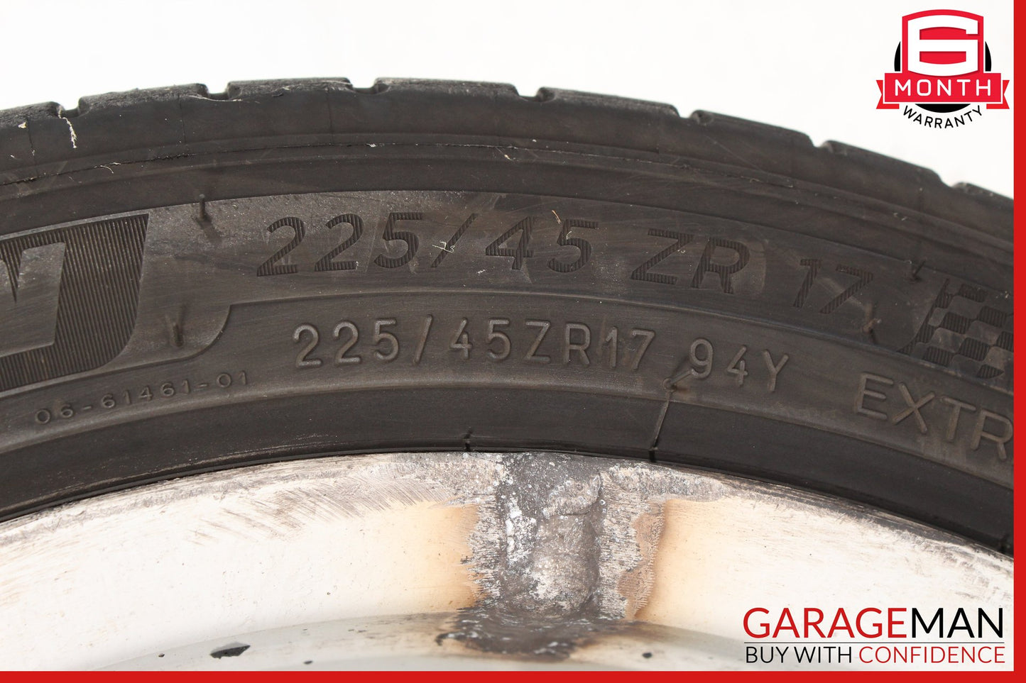 2005-2007 Mercedes W203 C230 C350 Front Wheel Rim w/ Tire 7.5JX17H2 ET36 OEM