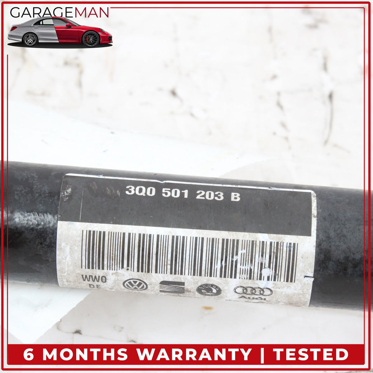 2019-2025 Audi Q3 Quattro F3 AWD Rear Left Side CV Axle Shaft 3Q0501203B OEM