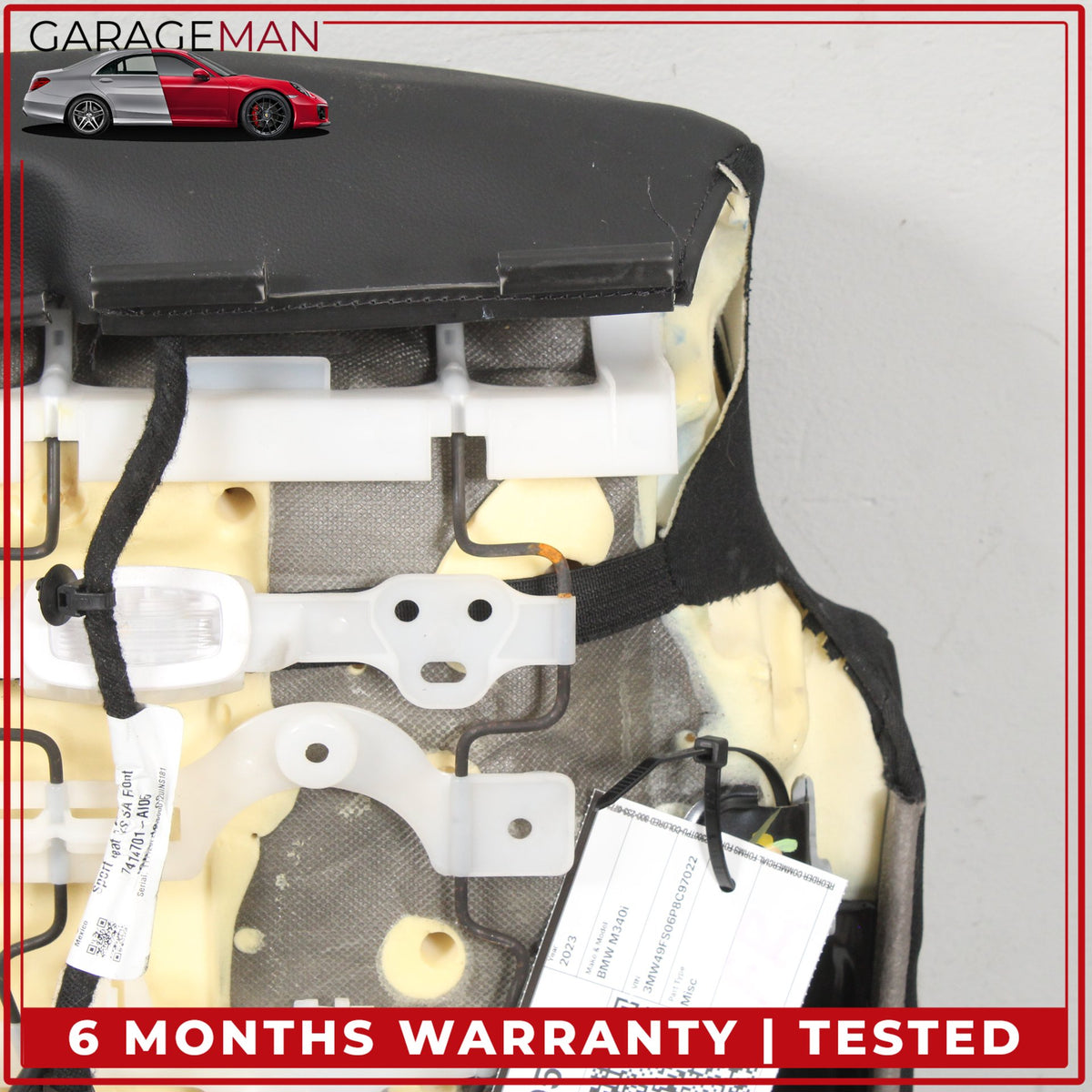 2019-2025 BMW M340i G20 Front Right Lower Bottom Seat Cushion 7477372 OEM