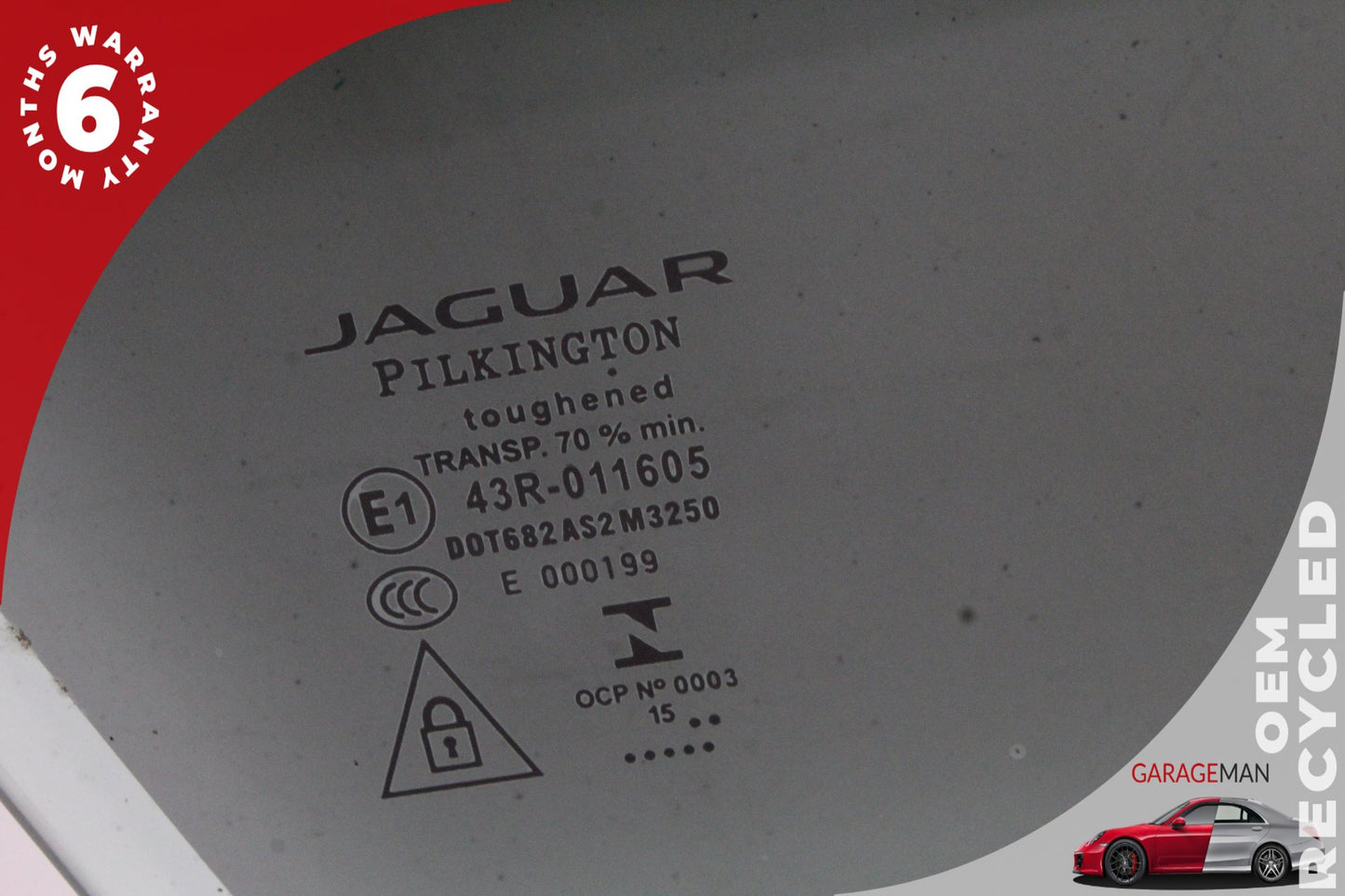 2016-2022 Jaguar XF X260 Sedan Front Right Door Window Glass GX6321410AB OEM